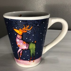 Christmas mug with comet the reindeer